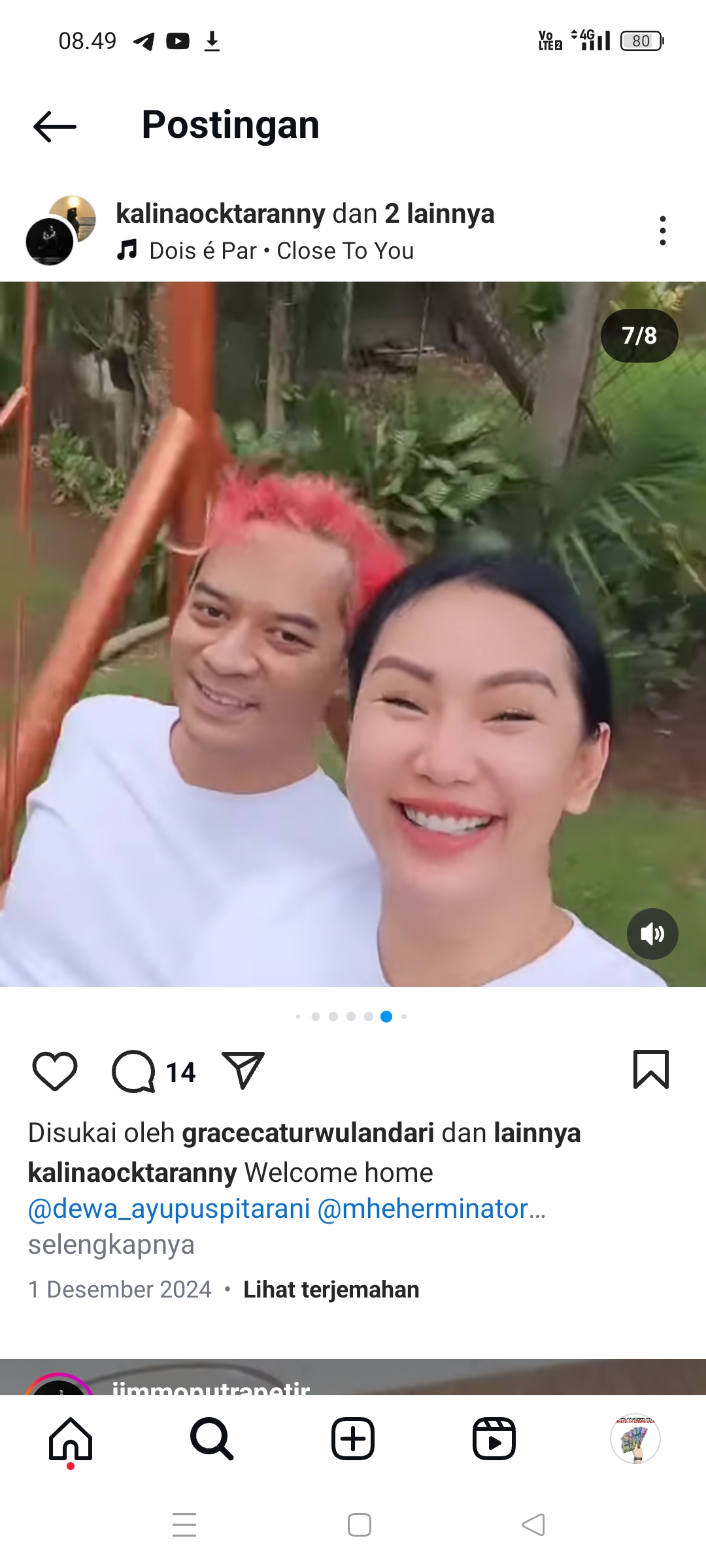 Kalian Ocktaranny dan Jimmo Putra Petir