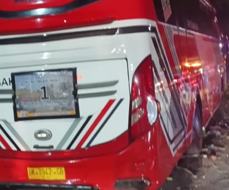 MUSIBAH: Bus nahas rombongan Kunjungan Industri SMK TI Global Badung yang celaka di Batu Malang Jawa Timur, 8 Januari 2025