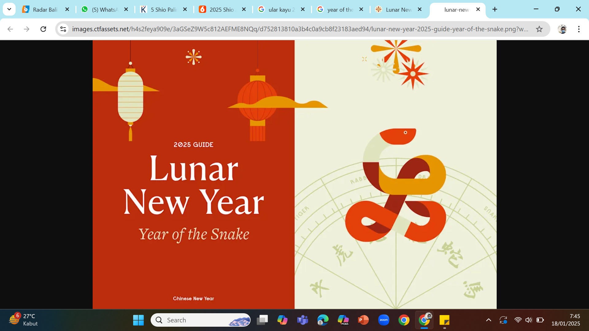 TAHUN FLEKSIBILITAS - Tahun 2025 menurut kalender lunar merupakan Tahun Ular Kayu yang menuntut fleksibilitas dan pemikiran mendalam.
