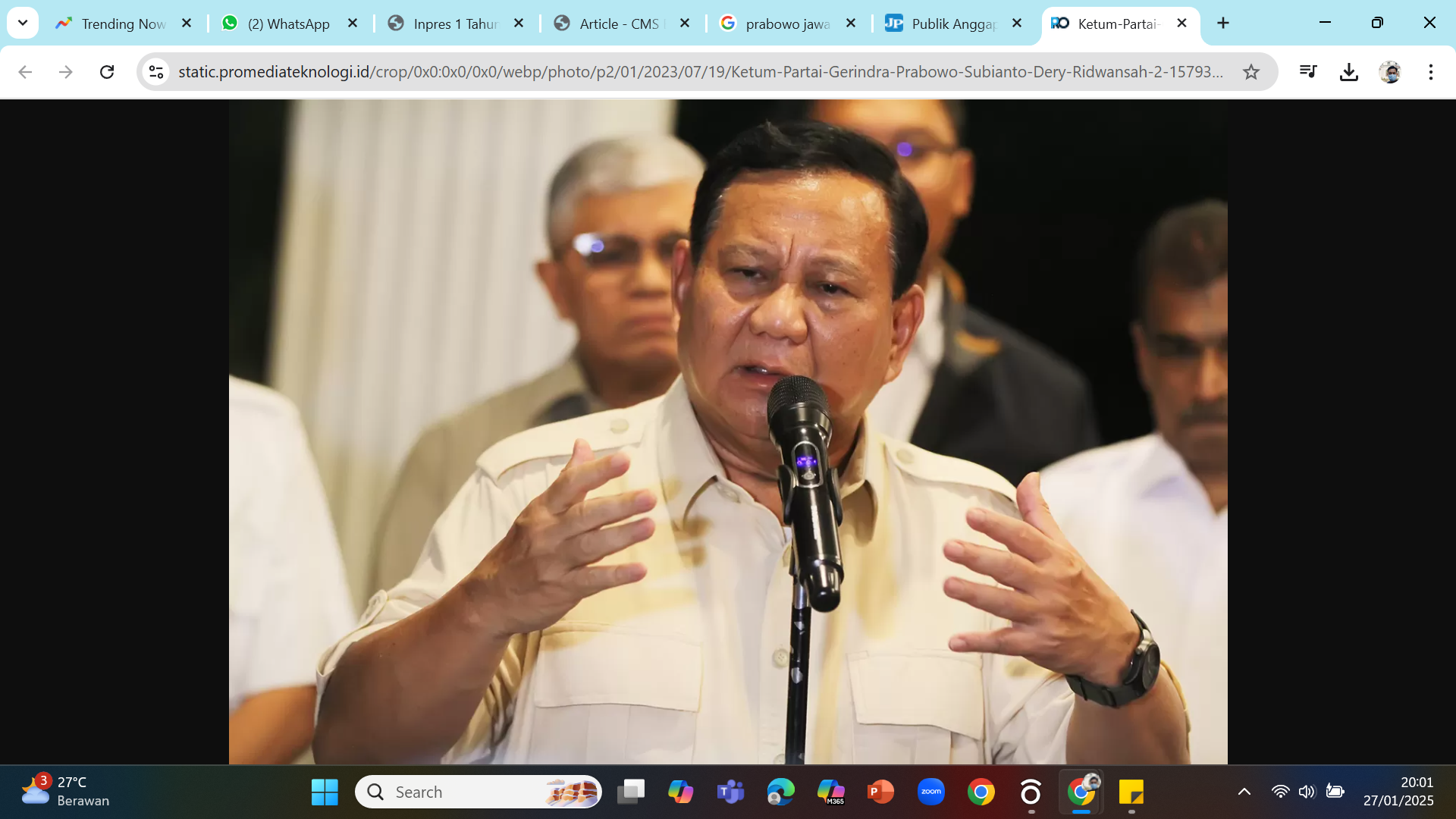 KENCANGKAN IKAT PINGGANG - Presiden Prabowo menginstruksikan penghematan negara Rp 306 triliun, termasuk dana alokasi umum dan dana desa.