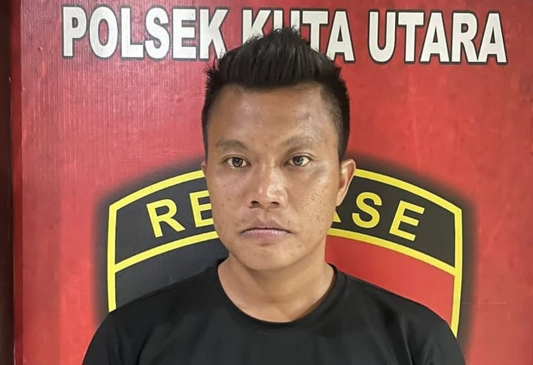 RESIDIVIS: I Ketut Suardita alias Genjek diciduk. Kali ini oleh Polsek  Utara ketahuan pungli modus sumbangan ogoh-ogoh.