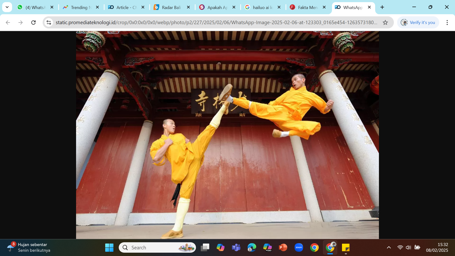 UBAH FOTO JADI VIDEO KUNGFU - Dengan Hailuo AI, dalam sekejab Anda dapat menjadi jagoan kungfu seperti Bruce Lee.