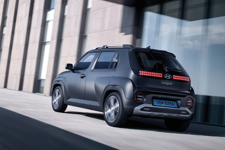 MUNGIL - Kendaraan listrik Hyundai yang populer di Eropa, Casper EV. 
