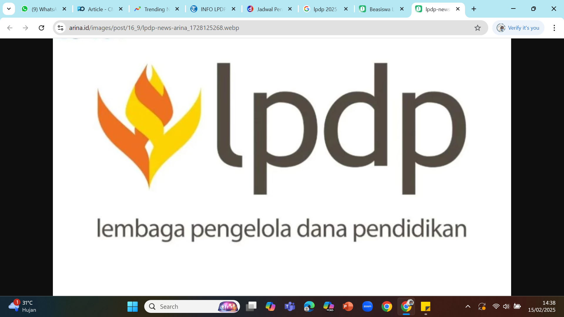 ILUSTRASI - Lembaga Pengelola Dana Pendidikan (LPDP).