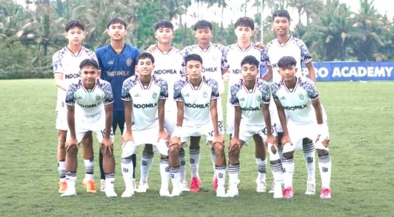 FINISH POSISI KEEMPAT : Tim junior Bali United U-16. (Foto Media Bali United Youth)