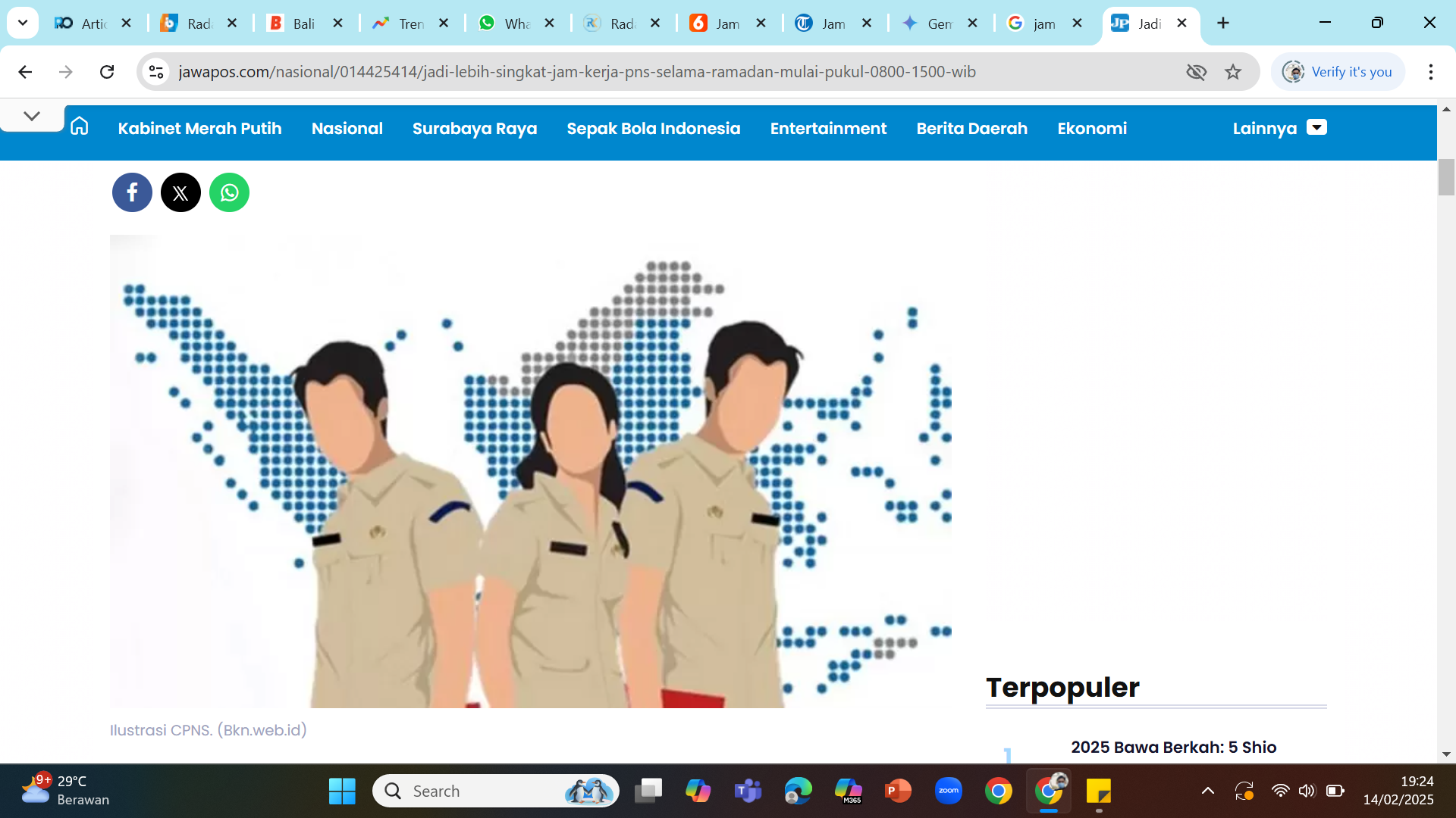 SEGERA BERTUGAS - BKN telah menerbitkan SK PPPK untuk sejumlah daerah untuk TMT mulai 1 Maret 2025.