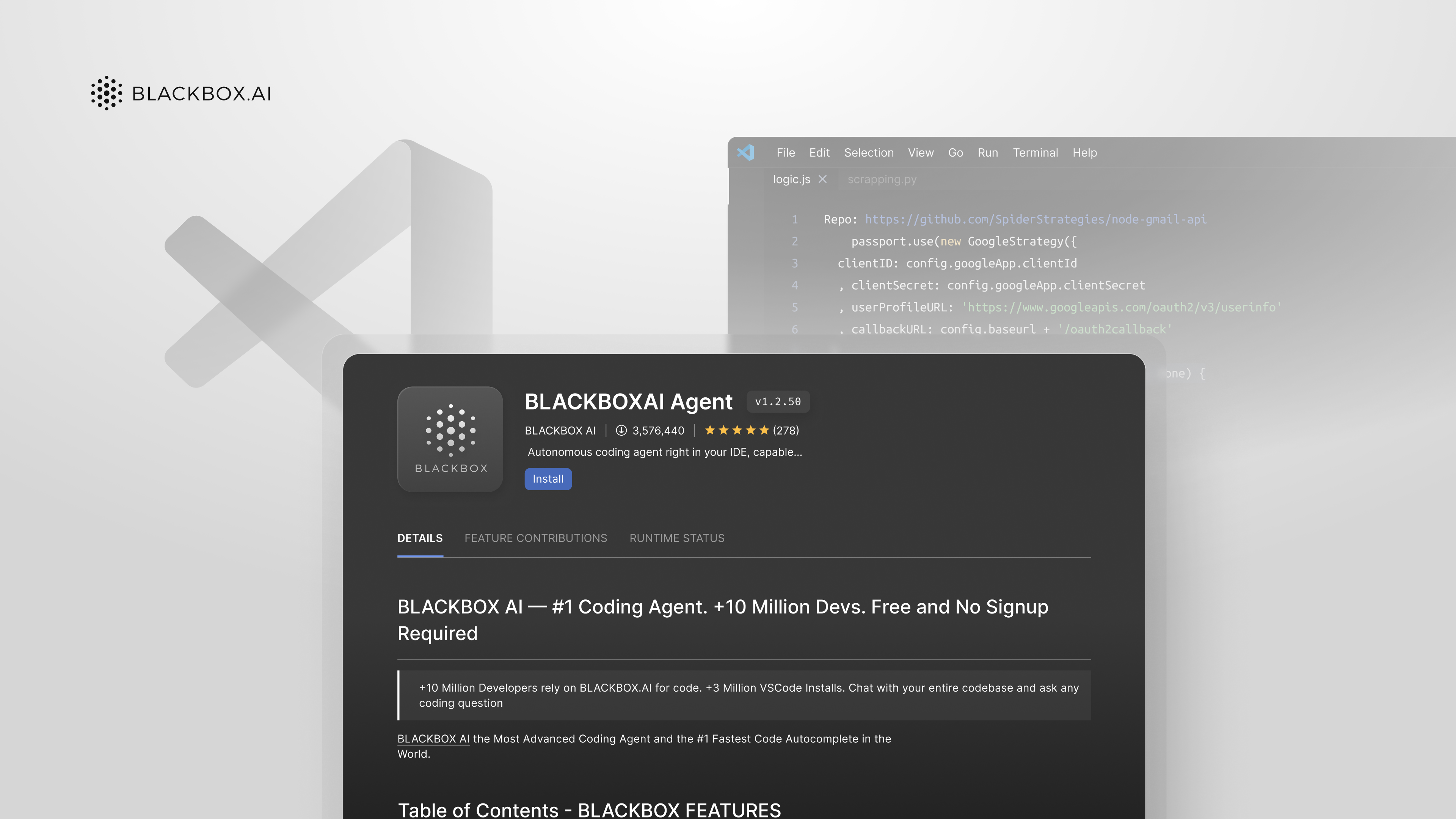 Ilustrasi - Blackbox AI #1 Coding Agent