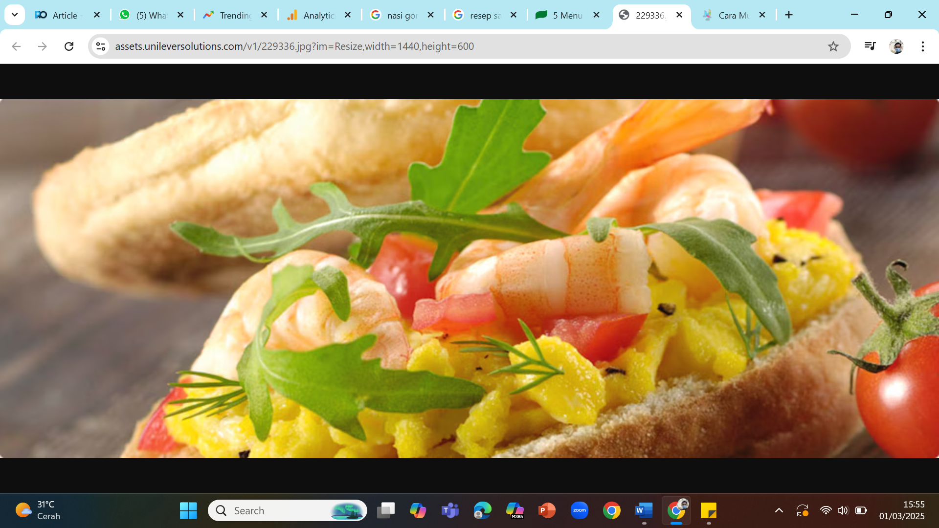 RESEP PRAKTIS - Aneka resep praktis untuk sahur sehat dan mengenyangkan.