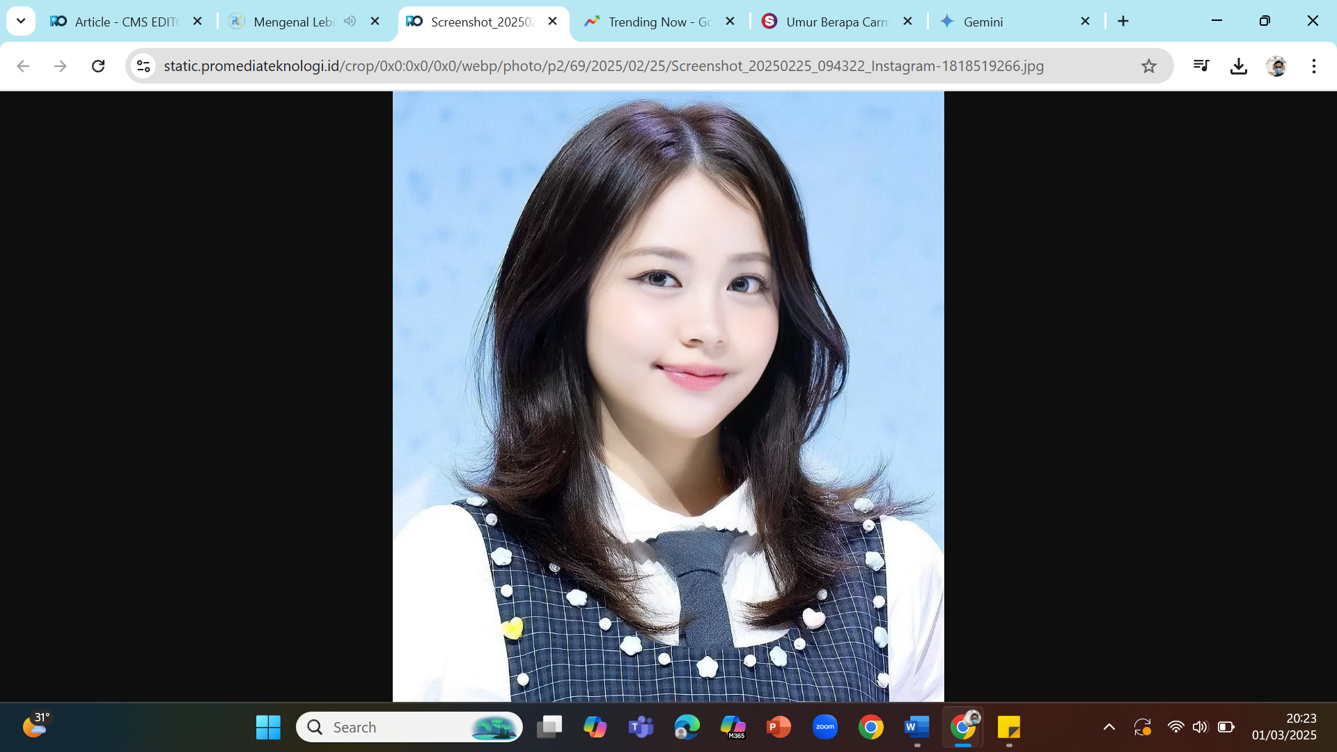 DEBUT - Nyoman Ayu Carmenita akhirnya debut bersama H2H yang dinaungi SM Entertainment.