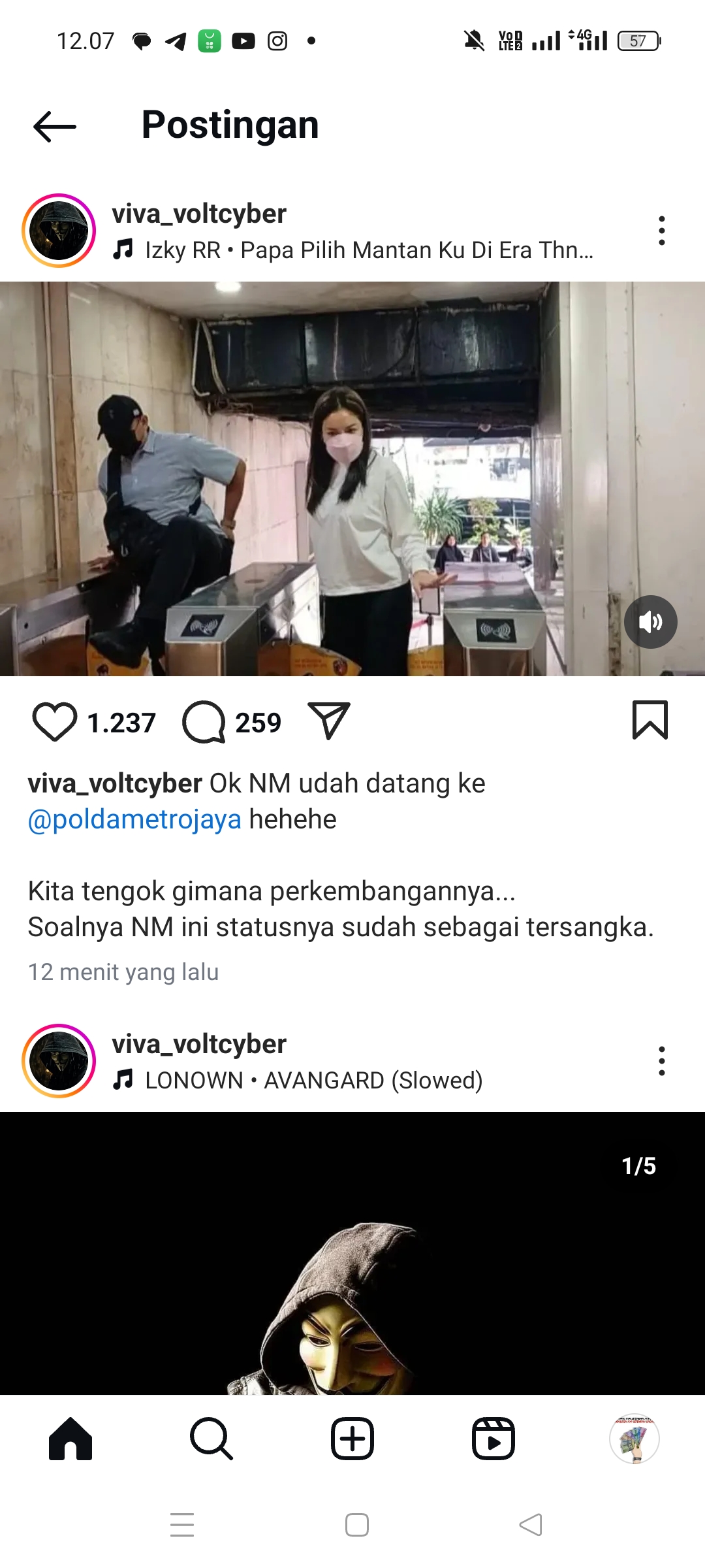 Nikita Mirzani datangi Polda Metro Jaya