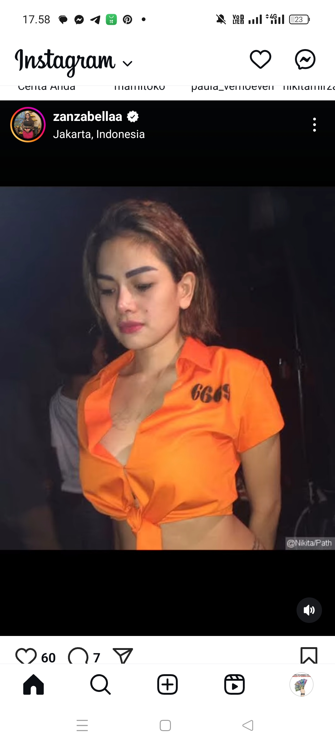 Ilustrasi Nikita Mirzani ditahan