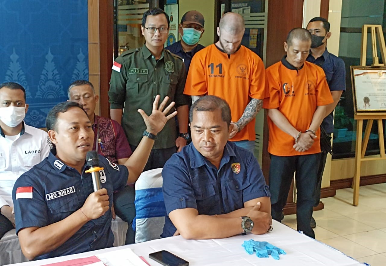 MOTONG JALUR: Kepala Badan Narkotika Nasional Provinsi Bali Brigjen Pol. Rudy Ahmad Sudrajat