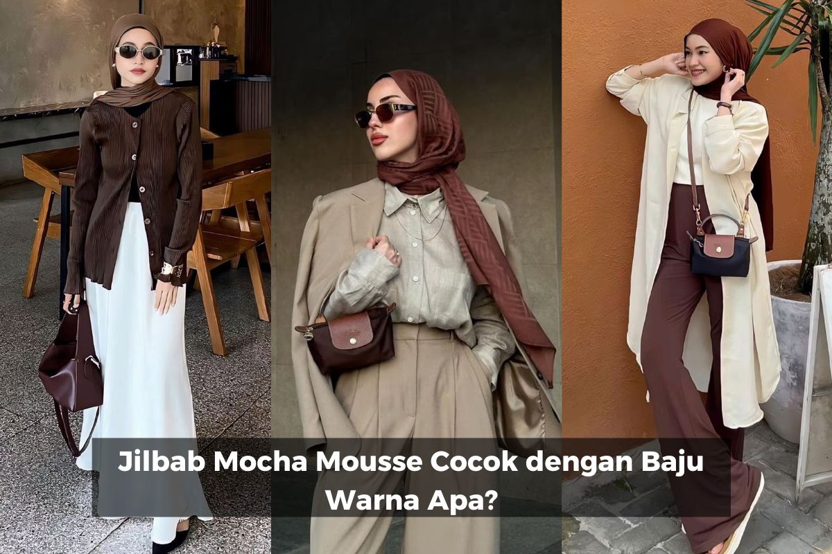 MOCHA MOUSSE - Warna earth tone seperti mocha mousse menjadi warna baju lebaran tahun ini.