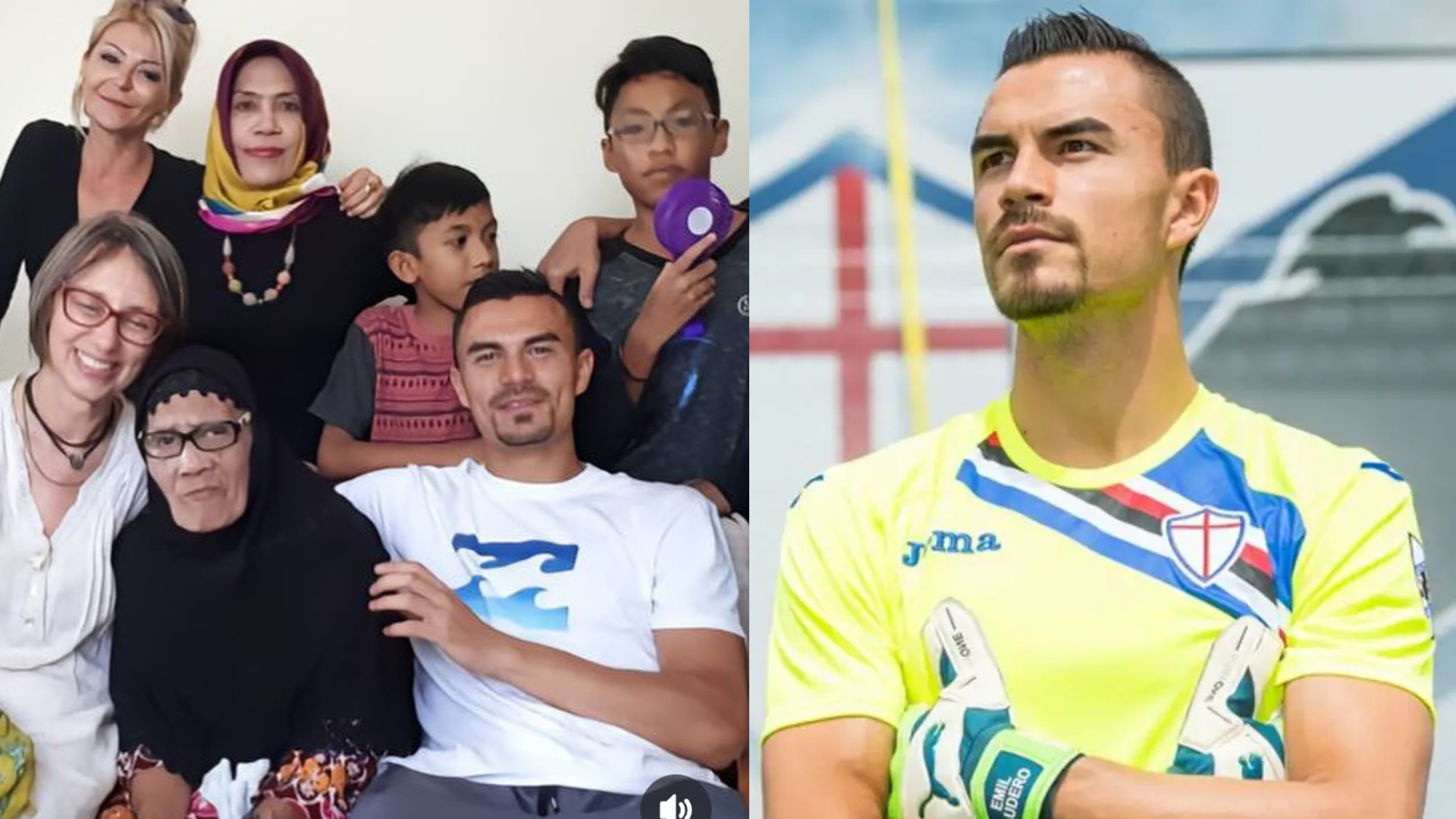 Momen Emil Audero Mulyadi saat mudik