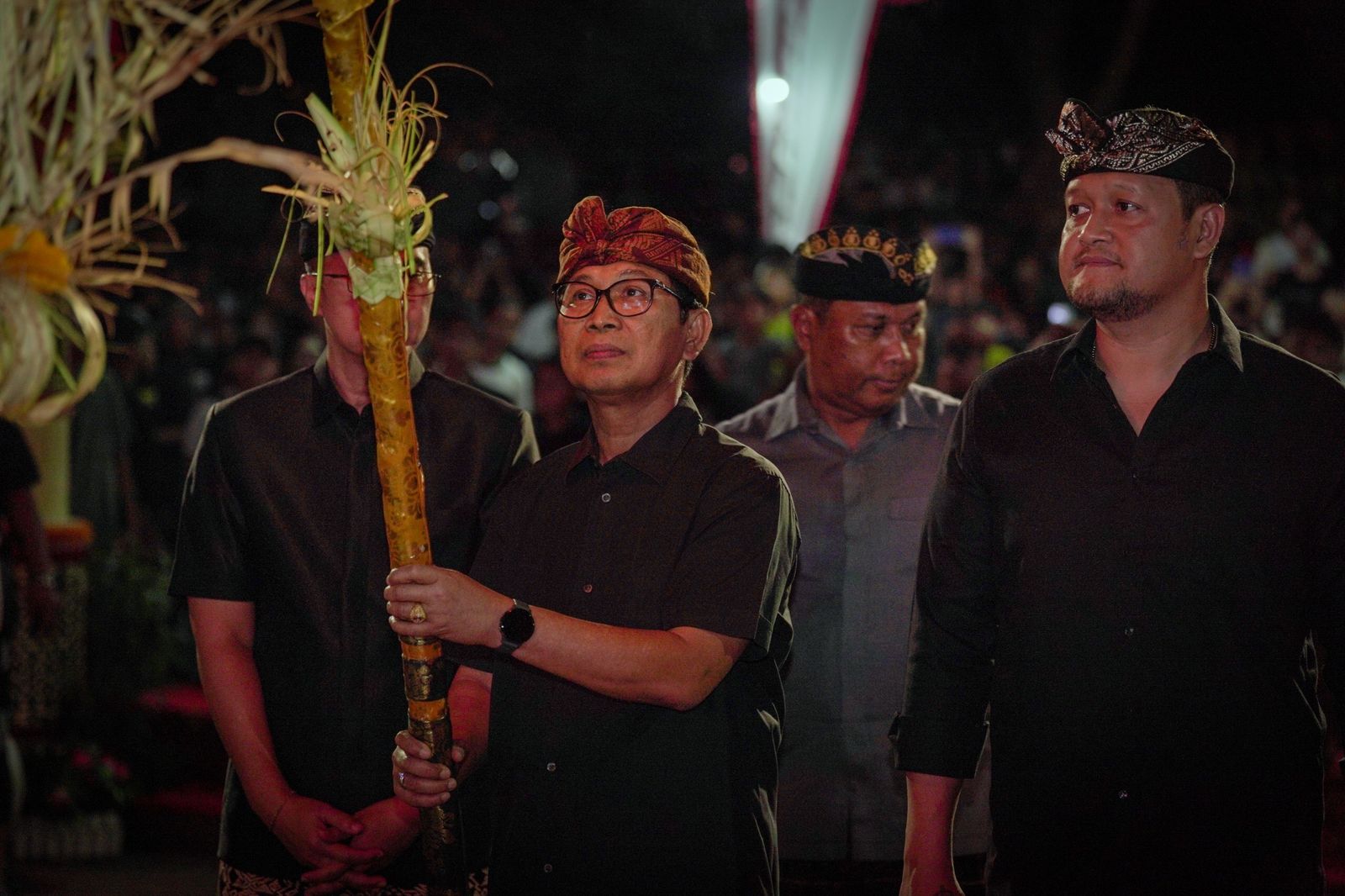 Bupati Wayan Adi Arnawa dan Wabup Bagus Alit Sucipta membuka secara resmi Pekan Kebudayaan Daerah Jantra Tradisi Bali dan Lomba Ogoh-Ogoh Bhandana Bhuhkala Festival 2025 (15/3).