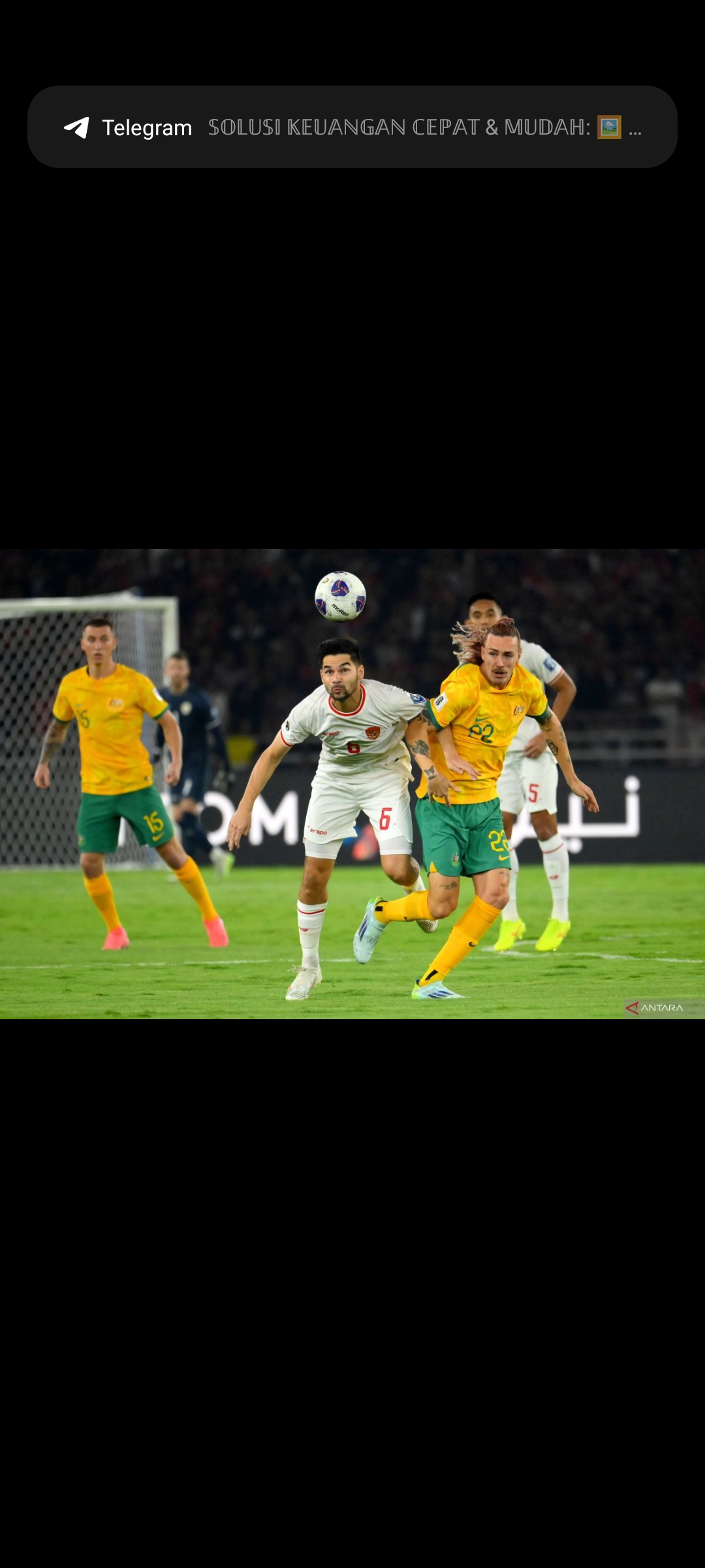 Laga Indonesia vs Australia