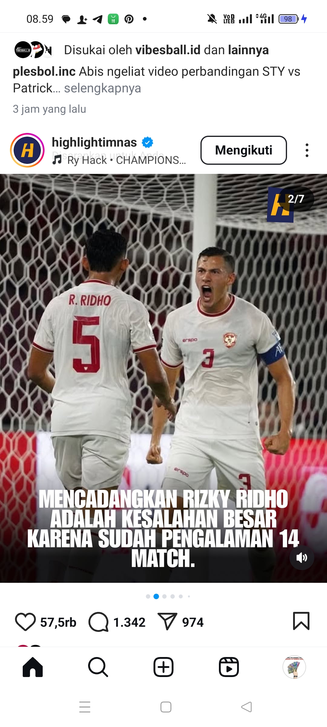 Jay Idzes dan Rizky Ridho