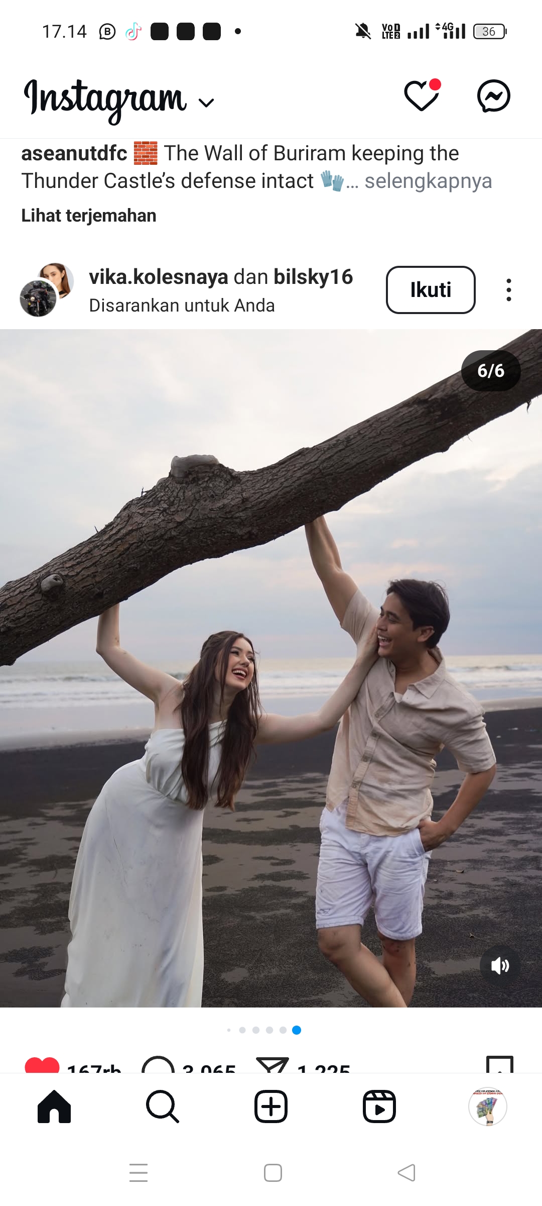 Billy Syahputra dan kekasihnya