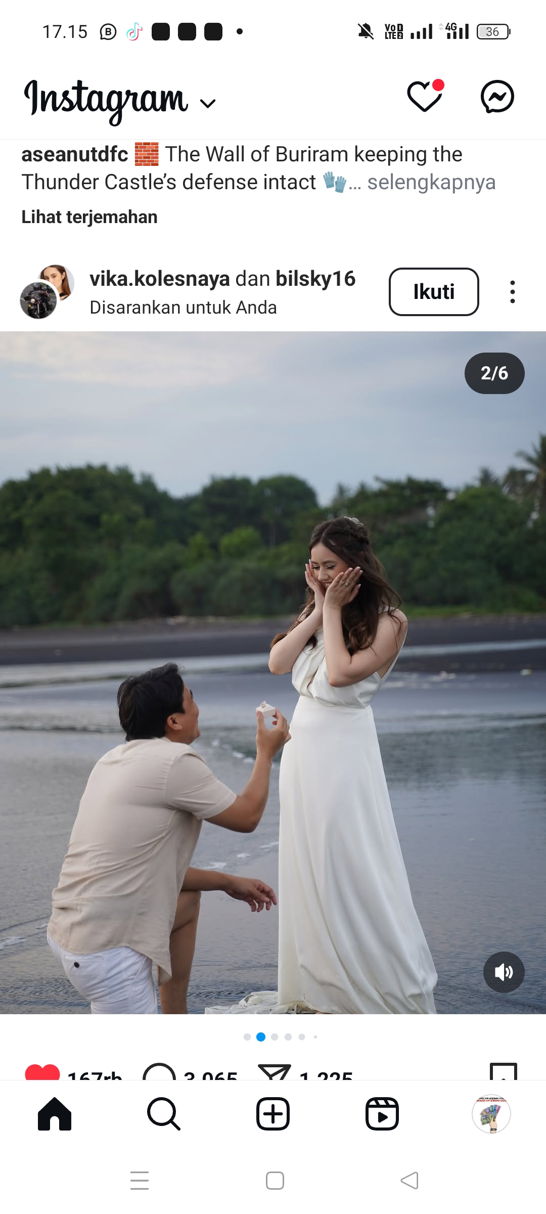 Momen Billy Syahputra lamar kekasihnya