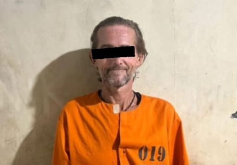 KEPEPET: Seorang guru asal Amerika Serikat berinisial SLS, 50 tahun diciduk aparat lantaran curi koper karena kehabisan uang di Bali
