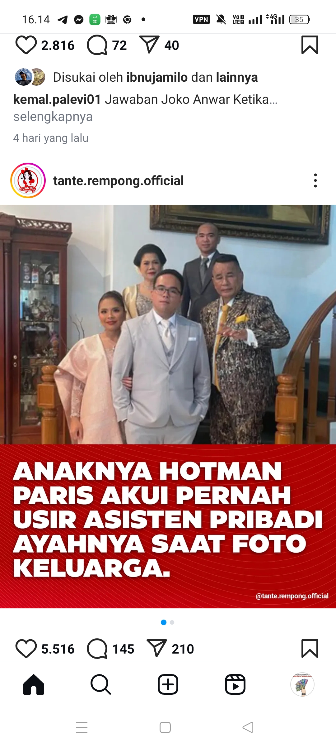 Keluarga Hotman Paris Hutapea