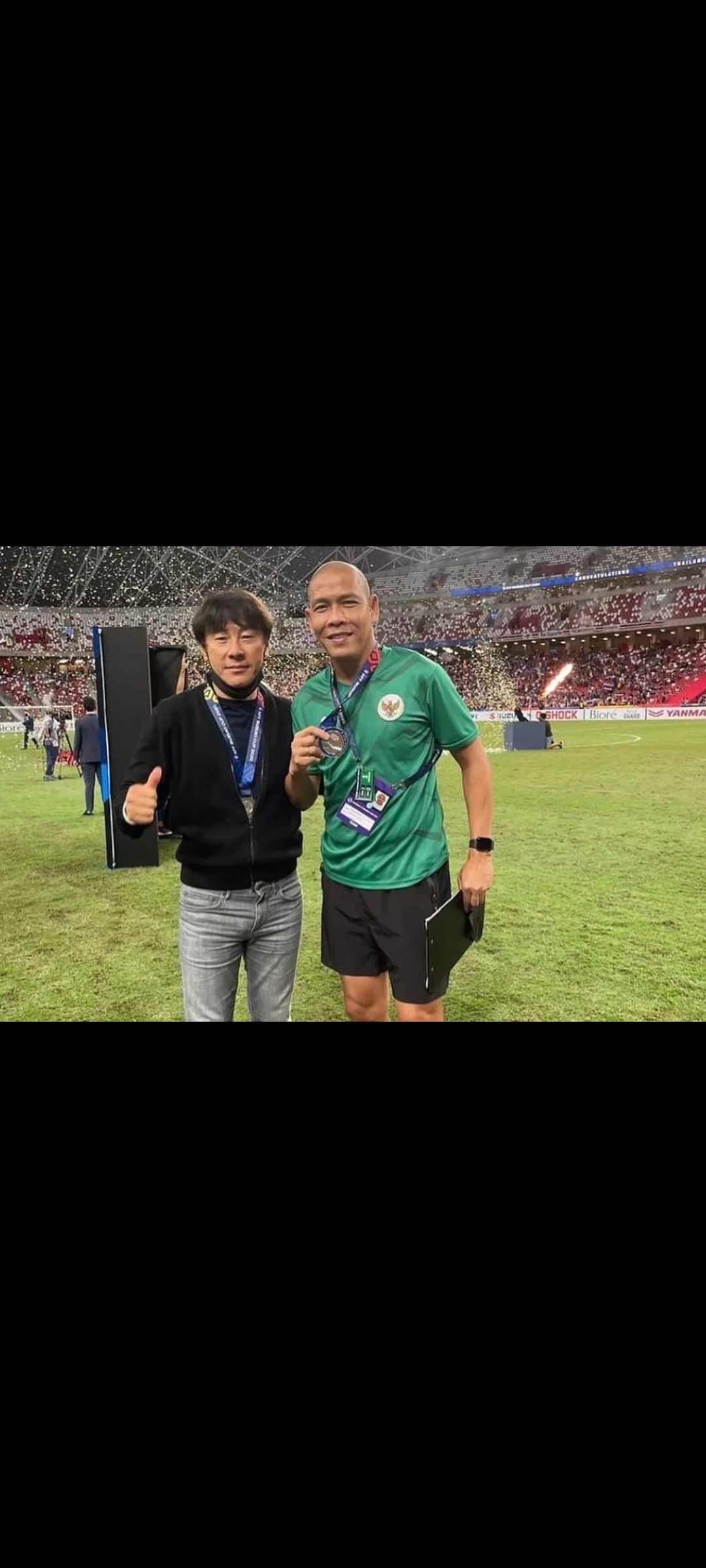 Shin Tae Yong dan Nova Arianto