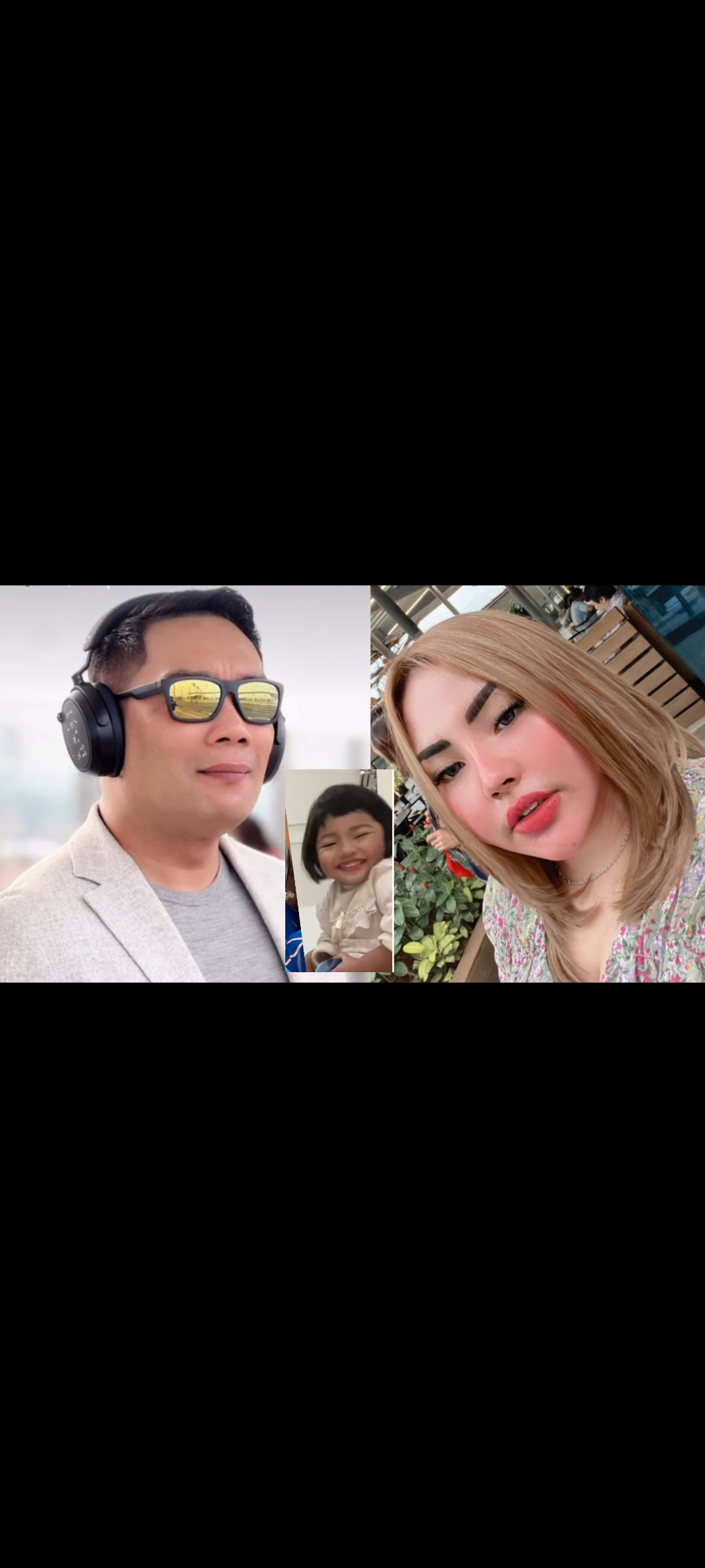 Ridwan Kamil dan Lisa Mariana bersama putrinya siap melakukan Tes DNA
