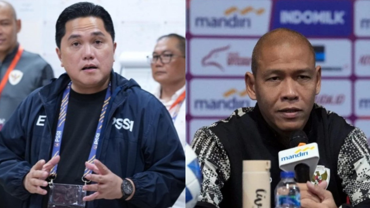 Nova Arianto dan Erick Thohir