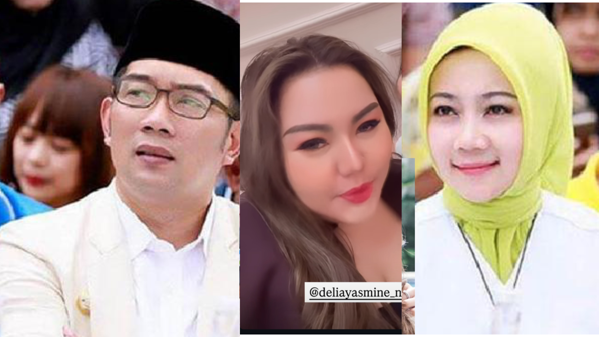 Ridwan Kamil, Lisa Mariana dan ibu Cinta
