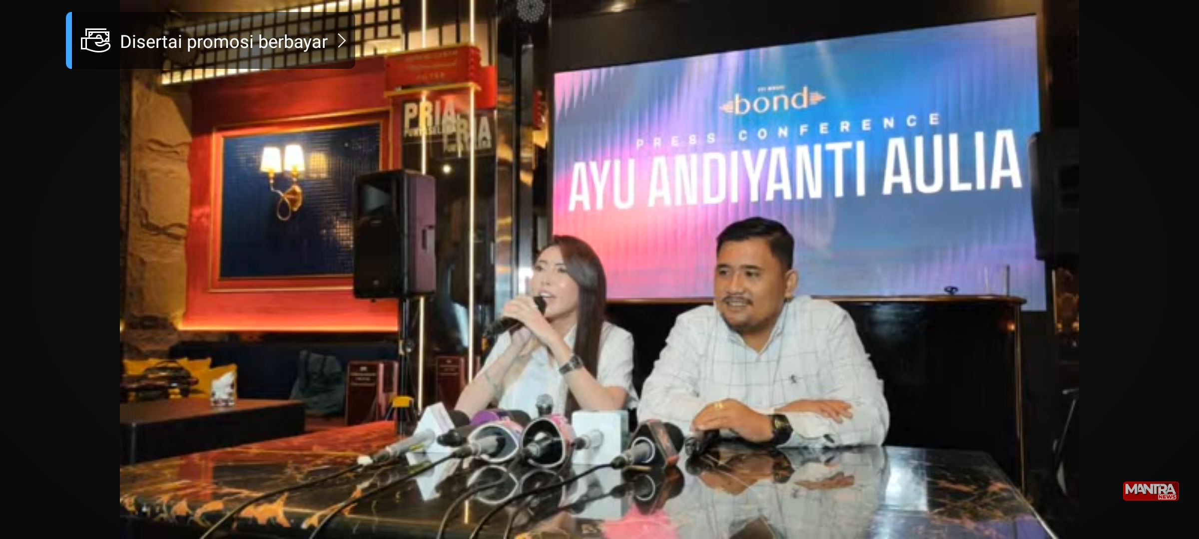 Konferensi Ayu Aulia bantah tudingan Lisa Mariana miliki anak Ridwan Kamil