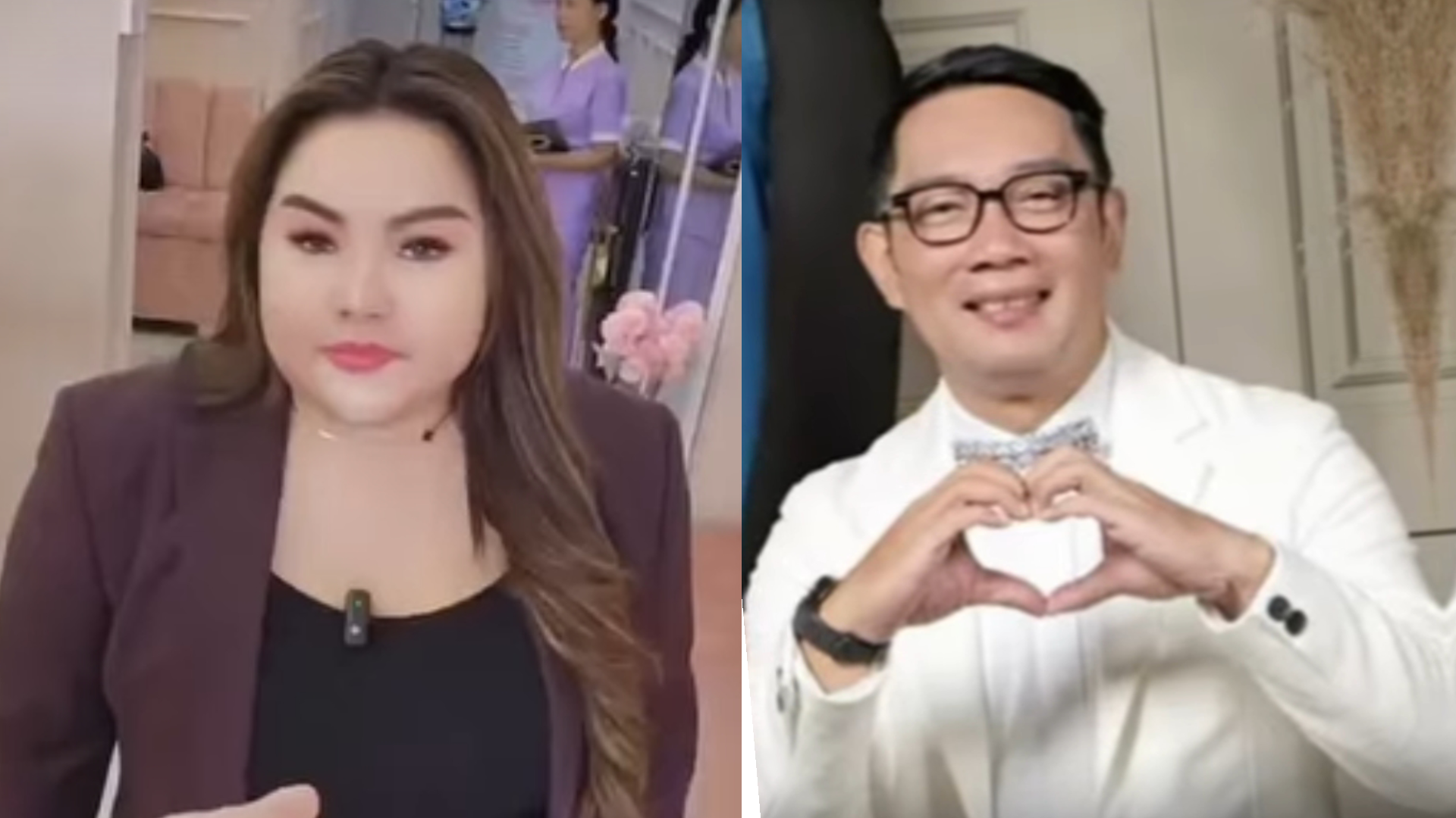 Lisa Mariana dan Ridwan Kamil