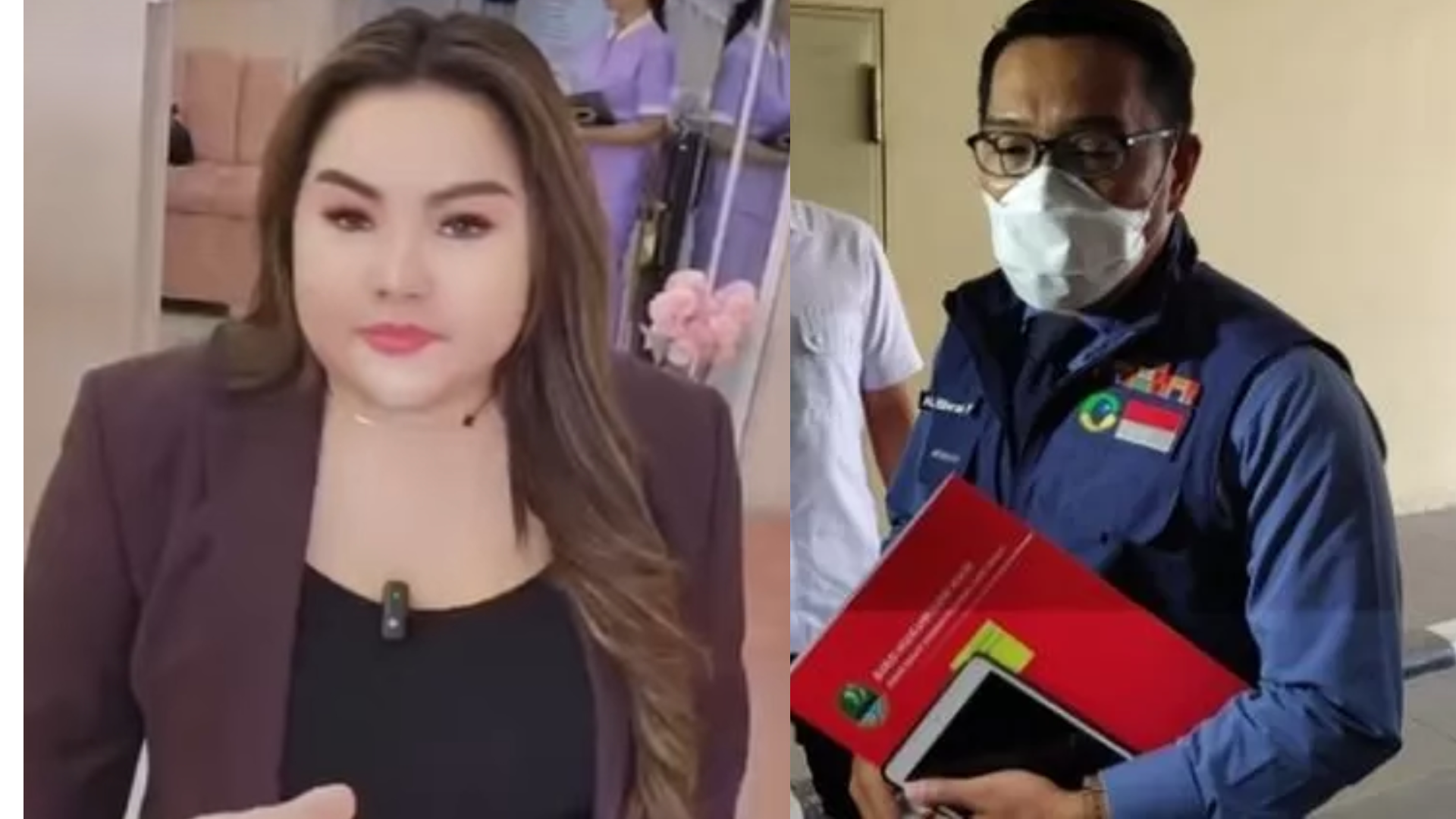 Lisa Mariana dan Ridwan Kamil