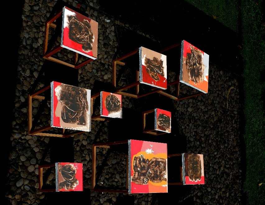 Lukisan Karya Galung  Wiratmaja. (ist)