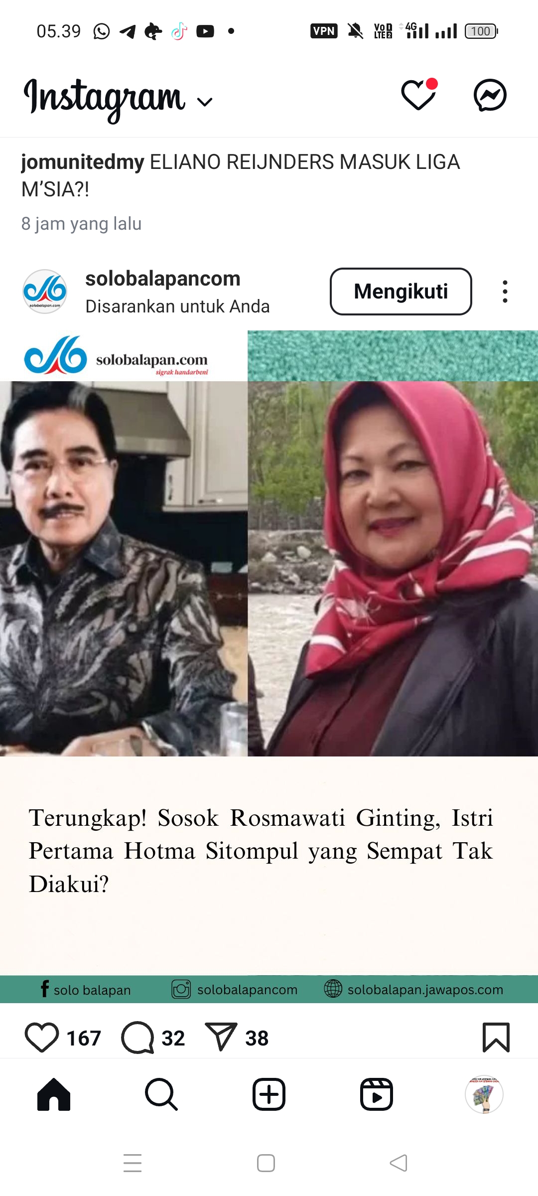 Istri pertama Hotman Sitompul Rosmawati Ginting