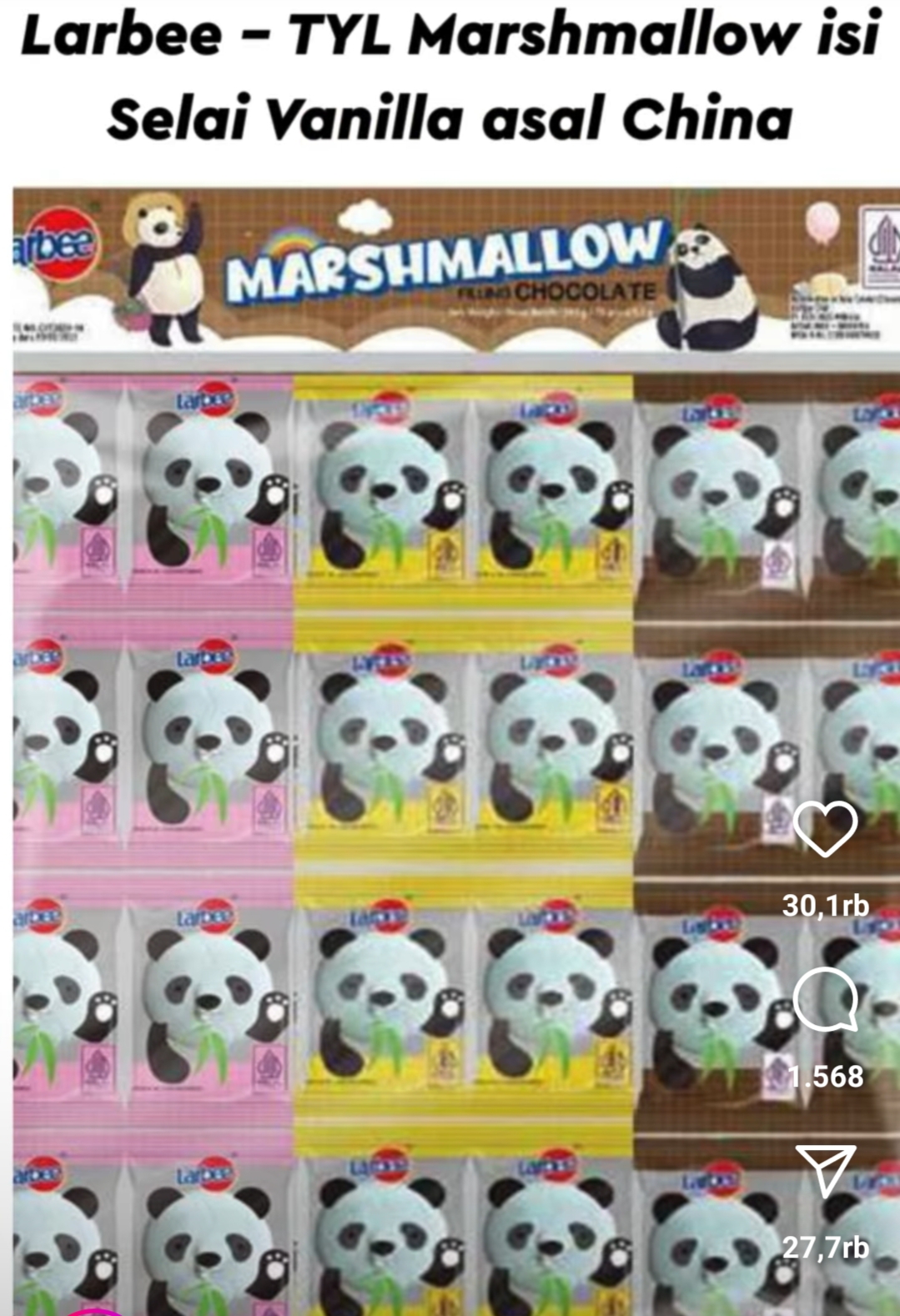 Marshmallow isi selai