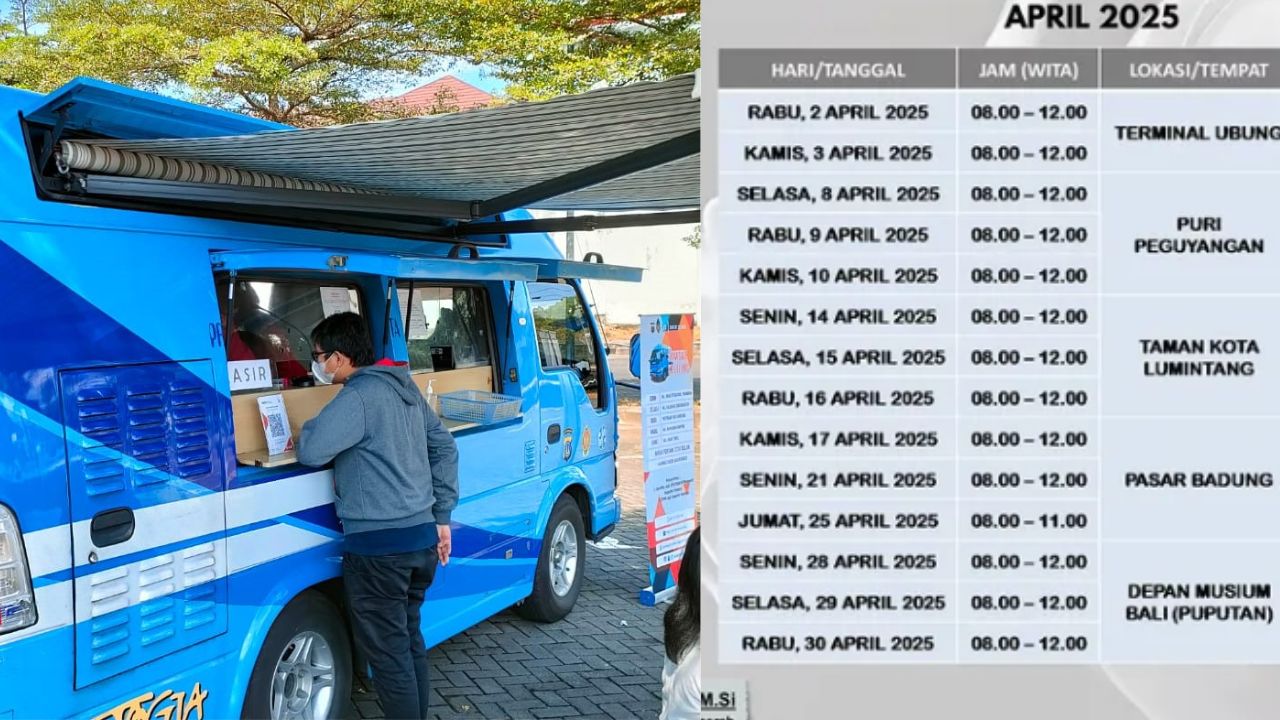 Cek Jadwal Samsat Keliling Denpasar April 2025, Mudahkan Pengesahan STNK