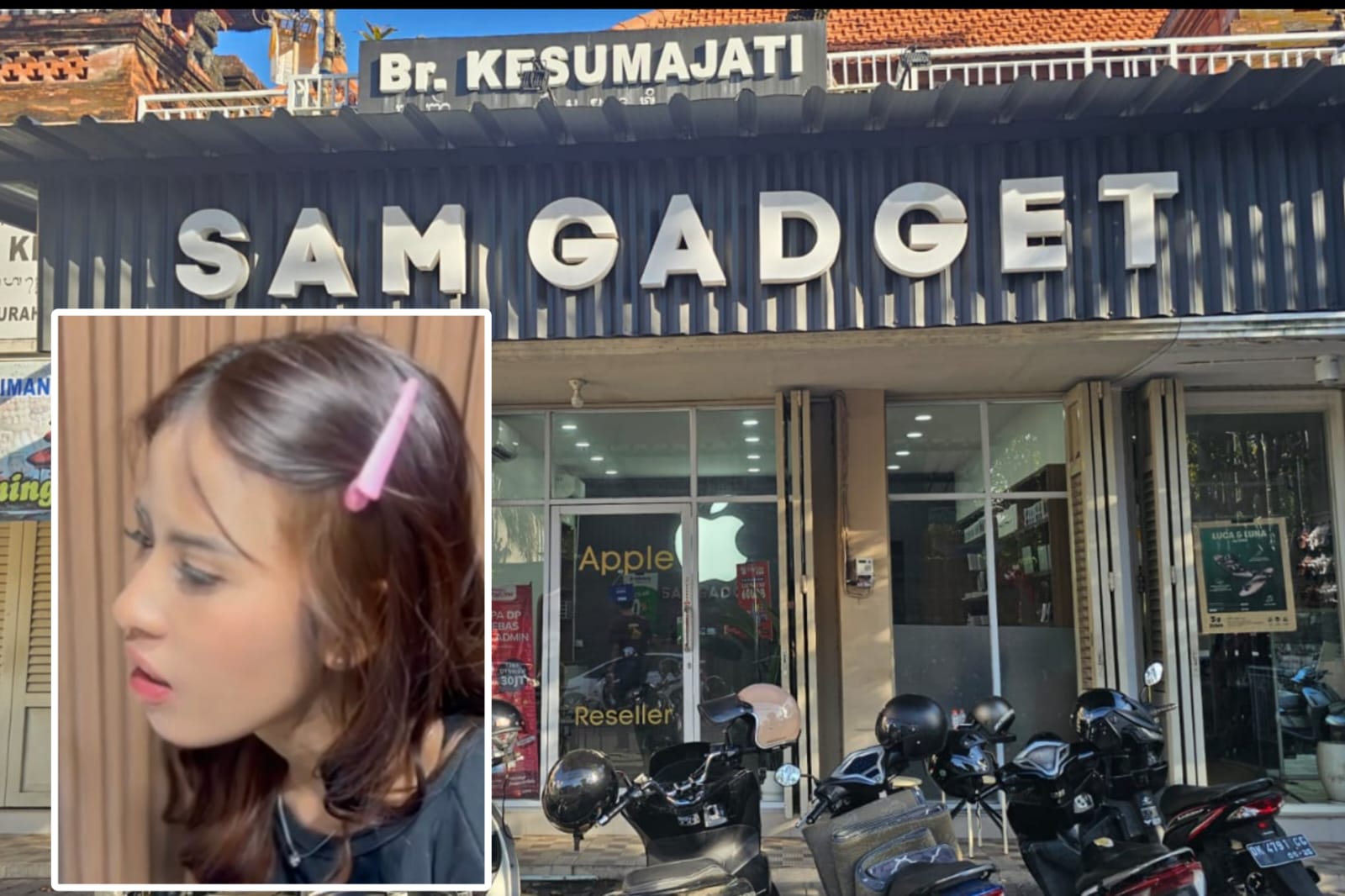 JARINGAN: Kolase cewek Host Live Medsos yang curi HP dibeli oleh SAM Gadget