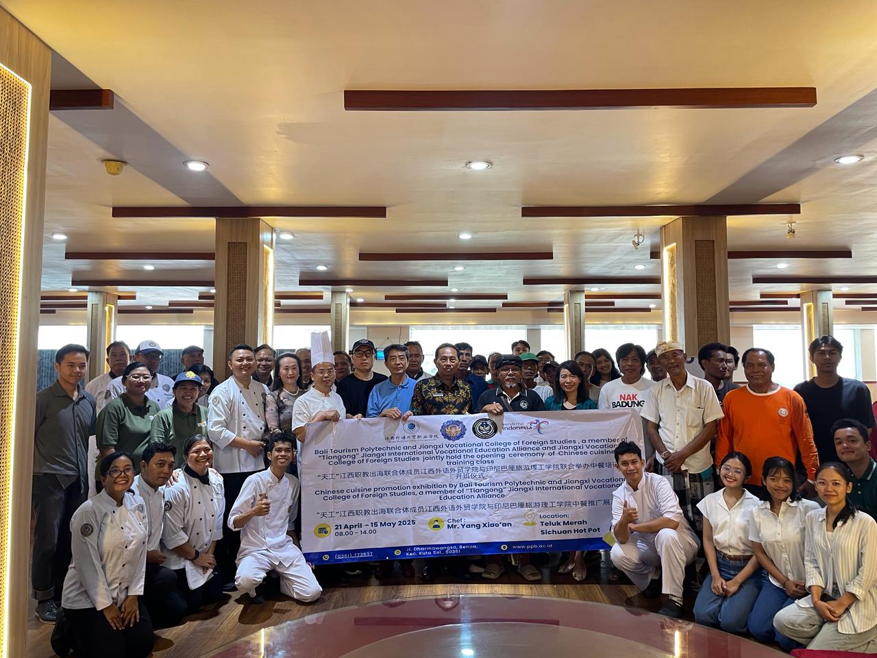 PKM KOLABORATIF: Poltekpar Bali dan Jiangxi Vocational College of Foreign Studies gelar PKM Kolaboratif Institusi pada 26&ndash;27 April 2025. (Poltekpar Bali for Radar Bali)
