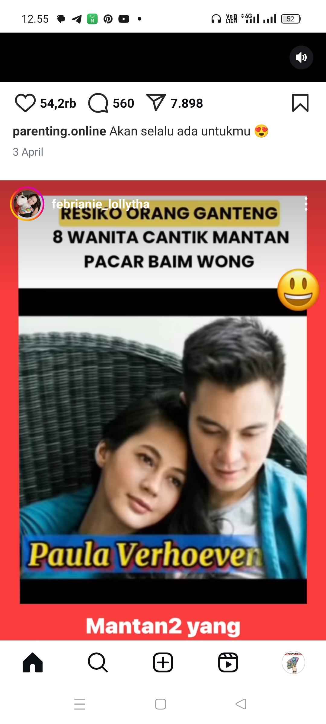 Paula Verhoeven dan Baim Wong