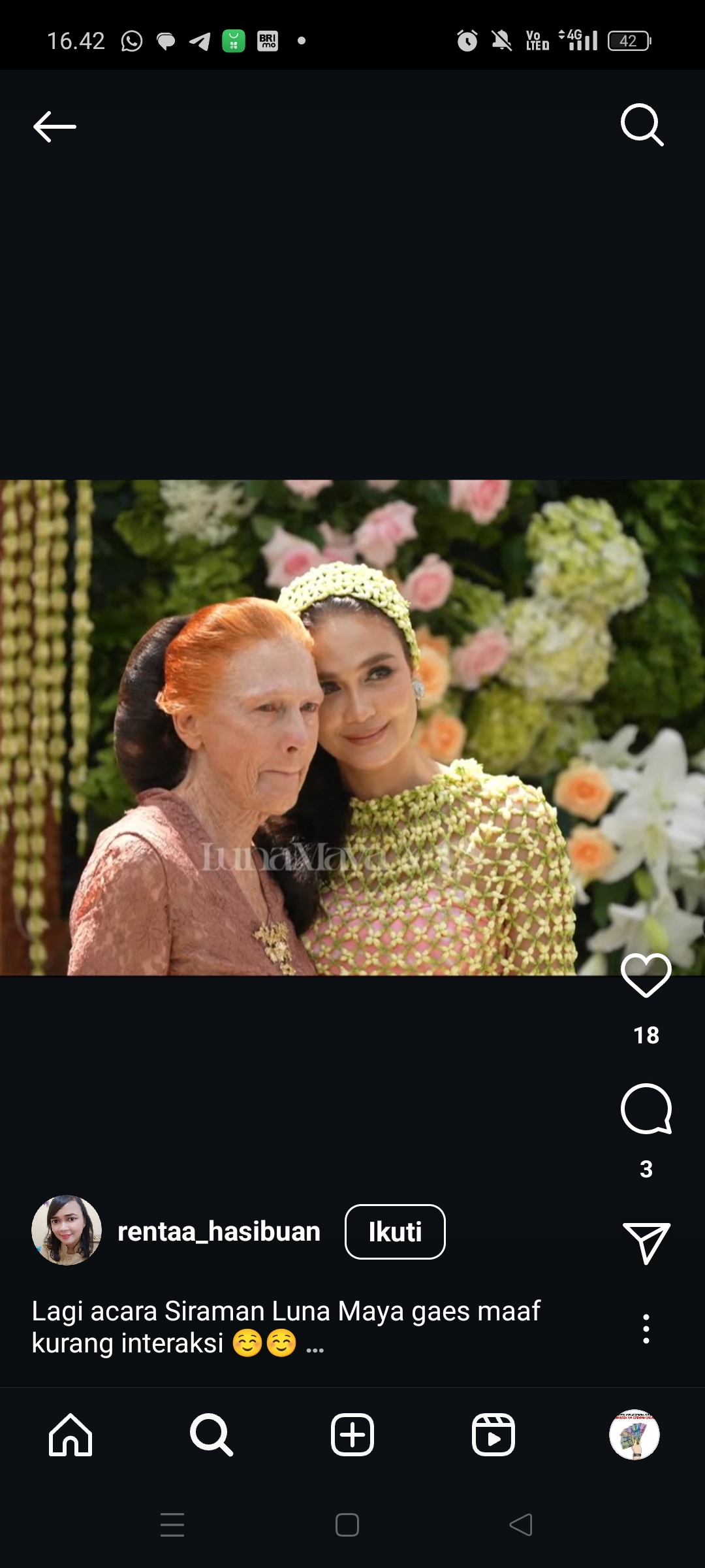 Luna Maya dan sang ibu