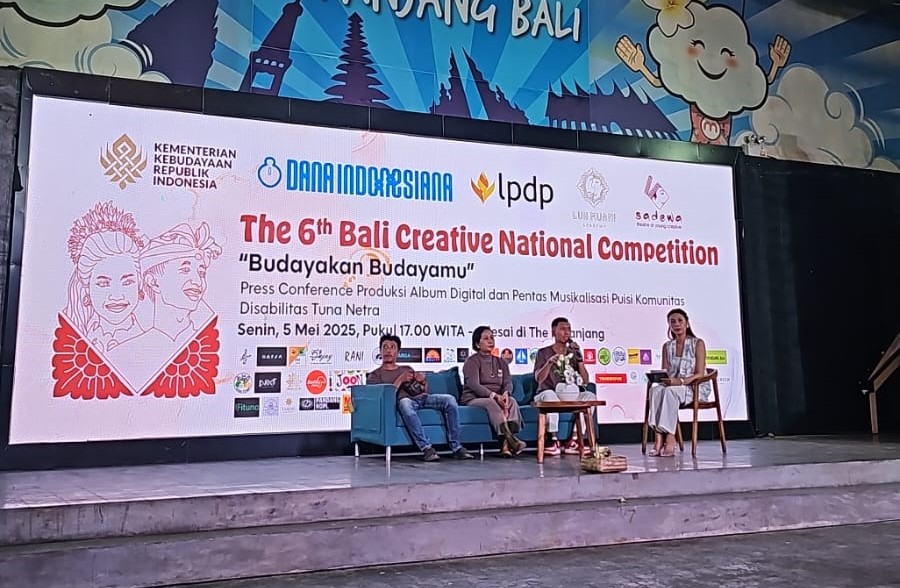 PROSES KREATIF: Ketika dialog ekspose proses kreatif tuna netra yang berhasil produksi album