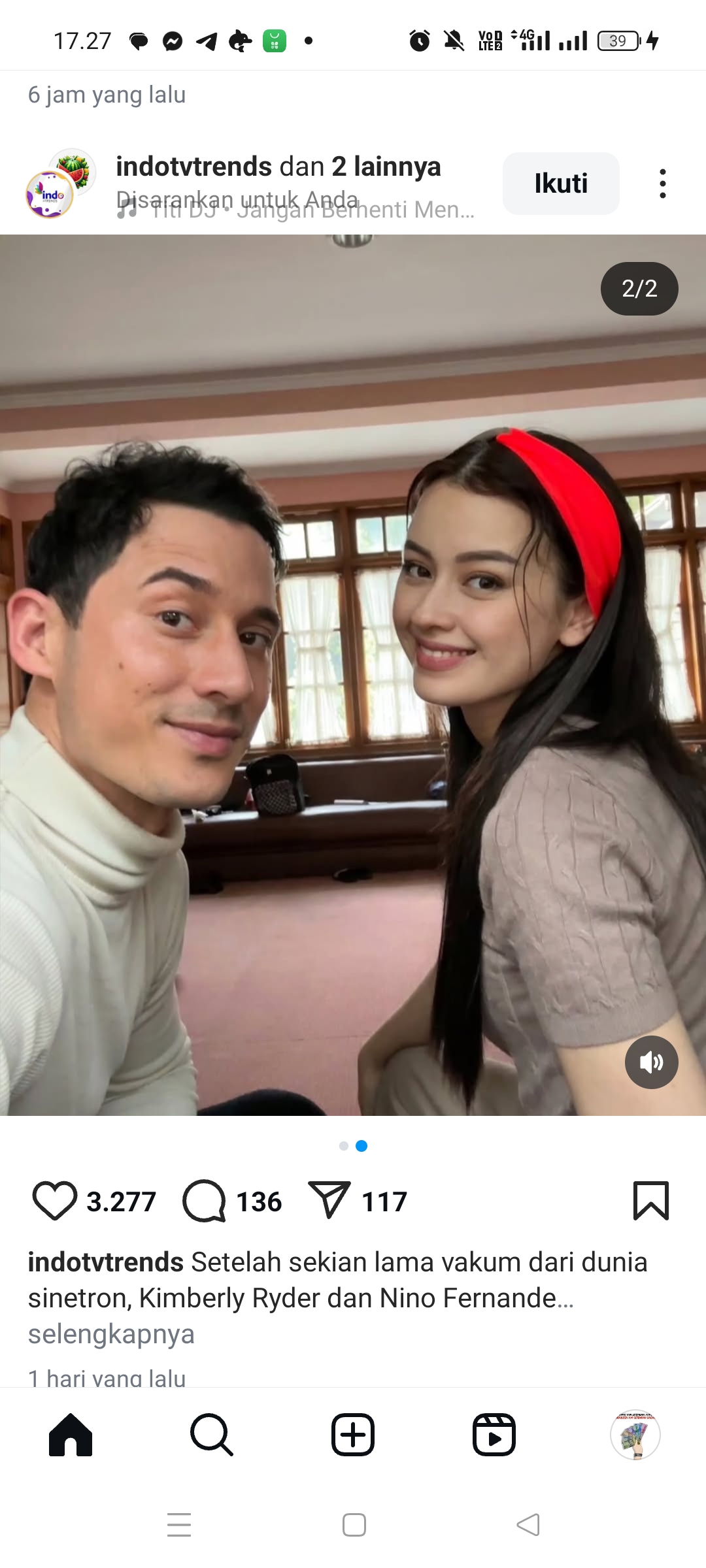 Nino Fernandez dan Kimberly Ryder