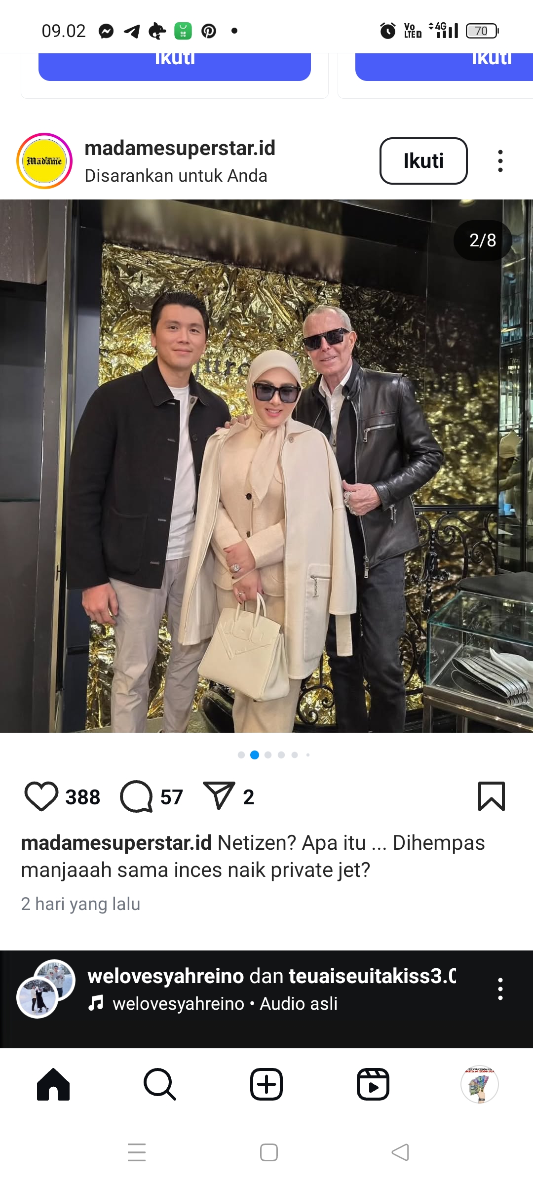 Syahrini dan Reino Barack