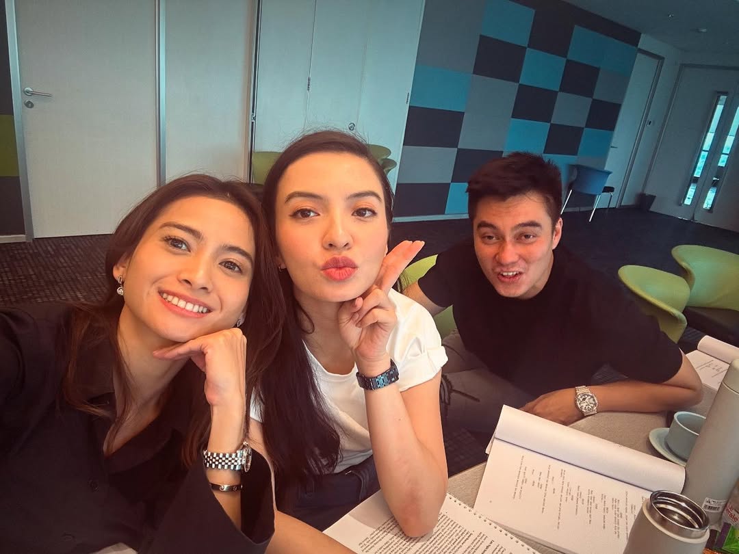 Kebersamaan Raline Shah Baim Wong dan Acha Septriasa