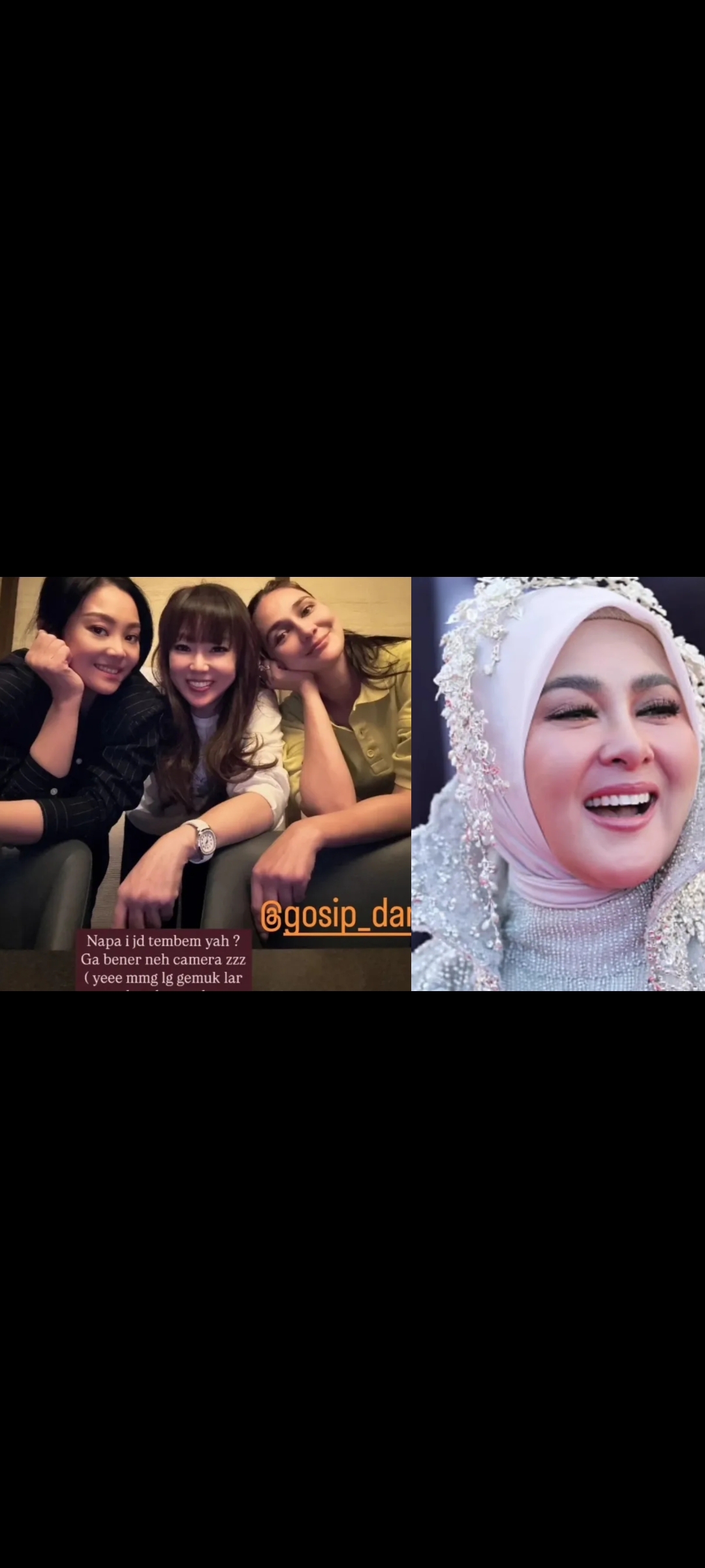 Syahrini dan Luna Maya and genk
