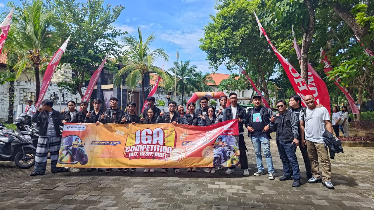 TES: Uji keiritan bahan bakar Honda BeAT  dilakukan pada Sabtu (24/5). (Astra Motor Bali for Radar Bali)