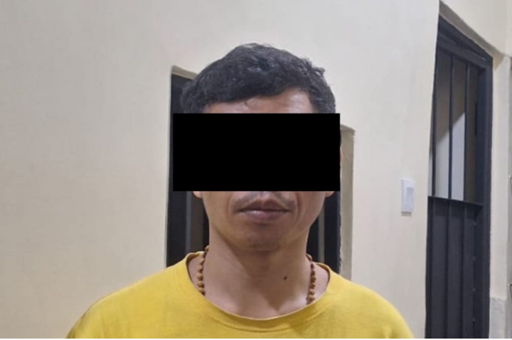 BEJAT: Oknum Driver Ojek Online (Ojol) inisial FO, 34 tahun, diamankan polisi.