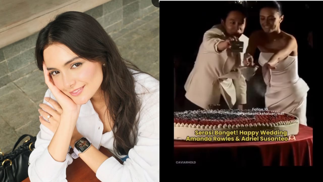 Amanda Rawles dan Adriel Susanteo menikah