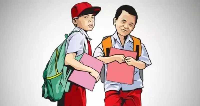 ilustrasi pendidikan sekolah SD-ainur ochiem- Jawa Pos.com-Radar Bojonegoro