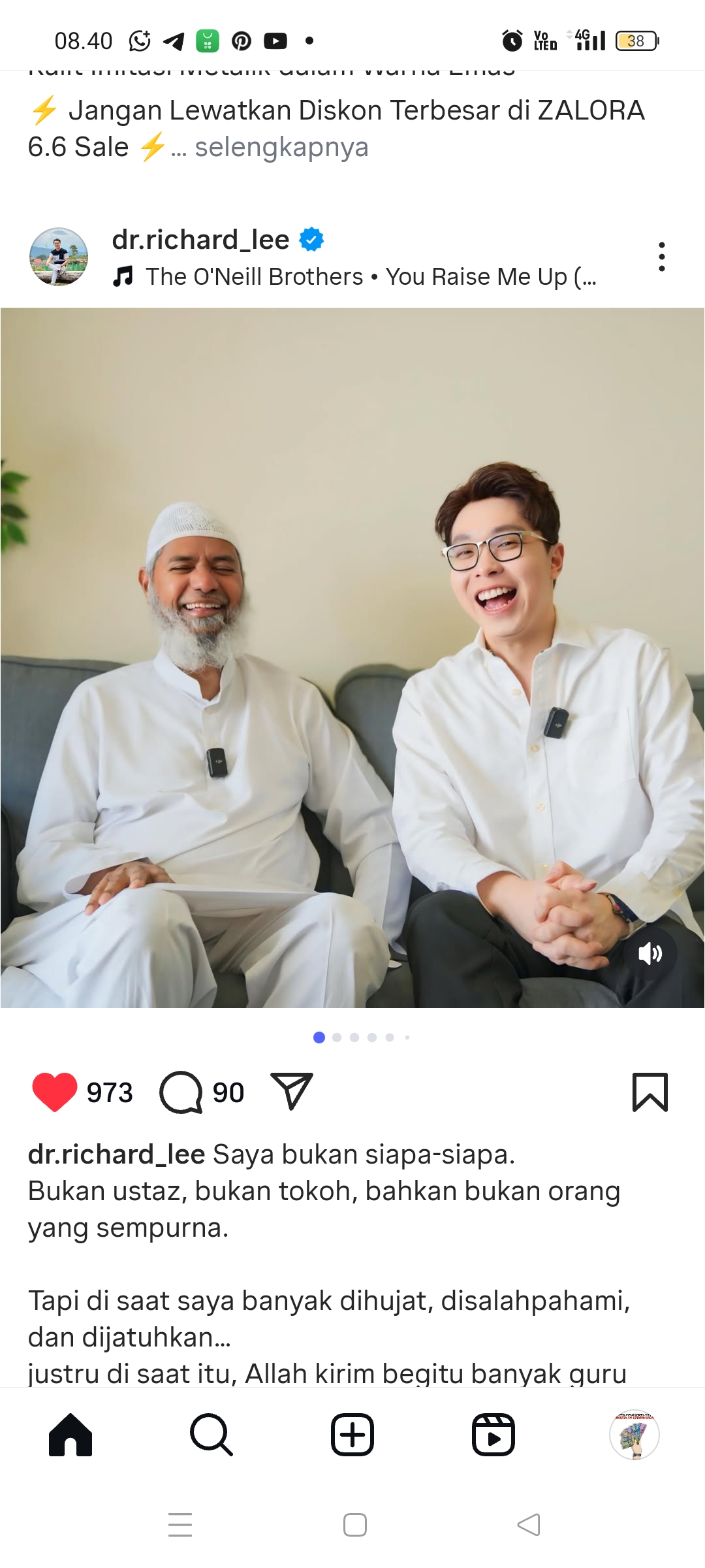 Dokter Richard Lee dan Ustadz Zakir Naik